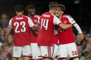 3线6连胜！阿森纳4-2伊普斯维奇进联赛杯16强 道曼双响梅里诺破门